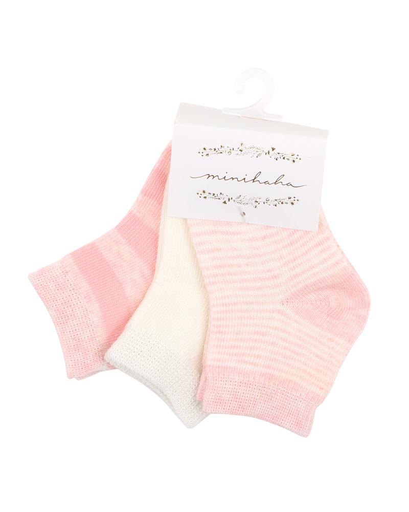 Socks 3pk - Pinks