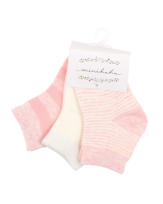 Socks 3pk - Pinks