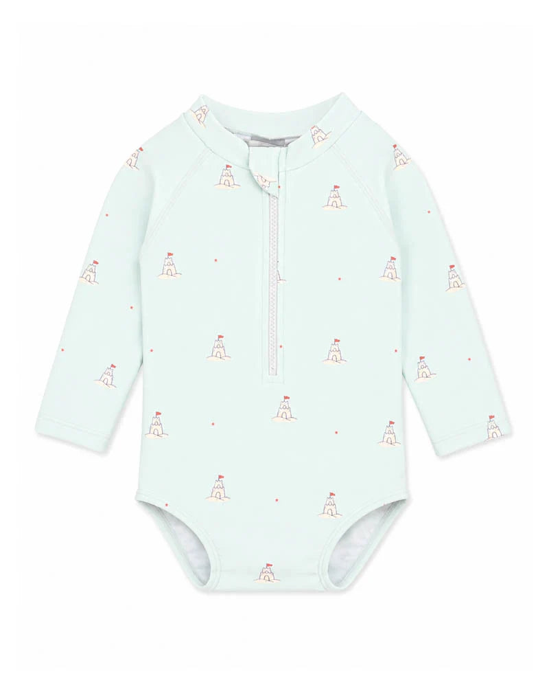 Jamie Sunsuit with Aqua Nappy