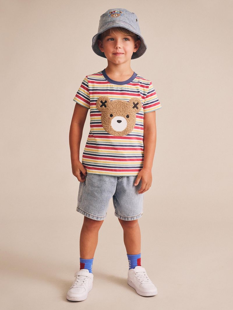 Furry Huxbear Vintage Stripe