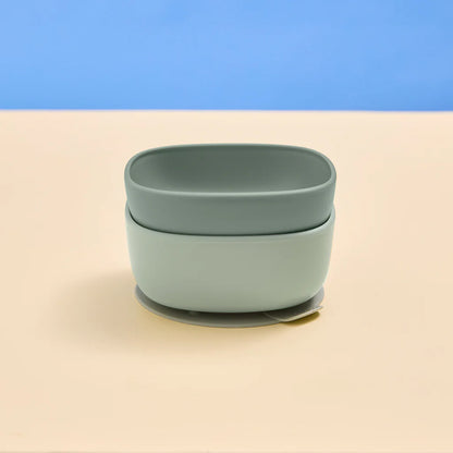 Suction Bowl Duo - Sage