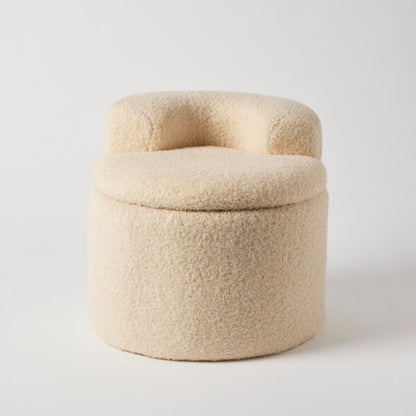 Boucle Kids Storage Chair