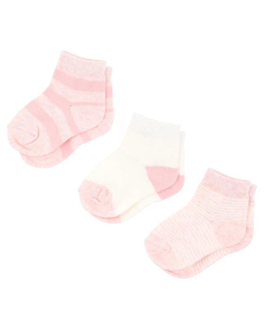 Socks 3pk - Pinks