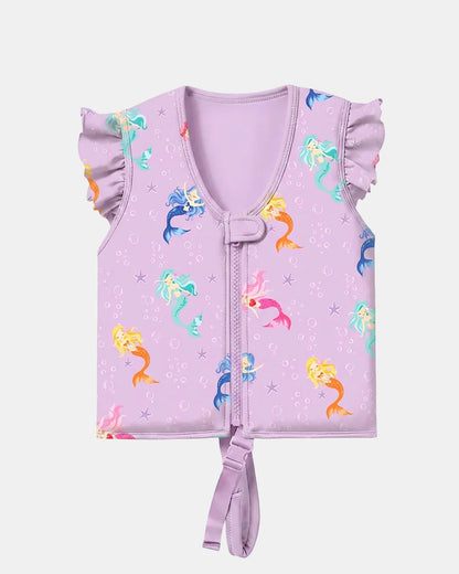 Swim Float Vest Twinkle Princess Mermaid UPF 50+