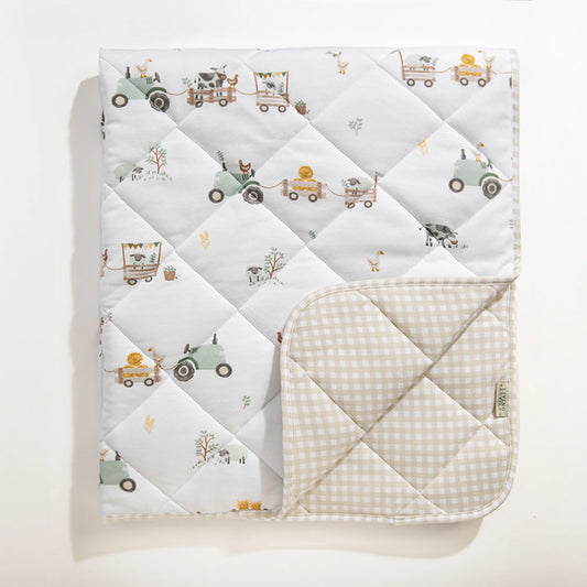 Cot Comforter - Tractor Ride