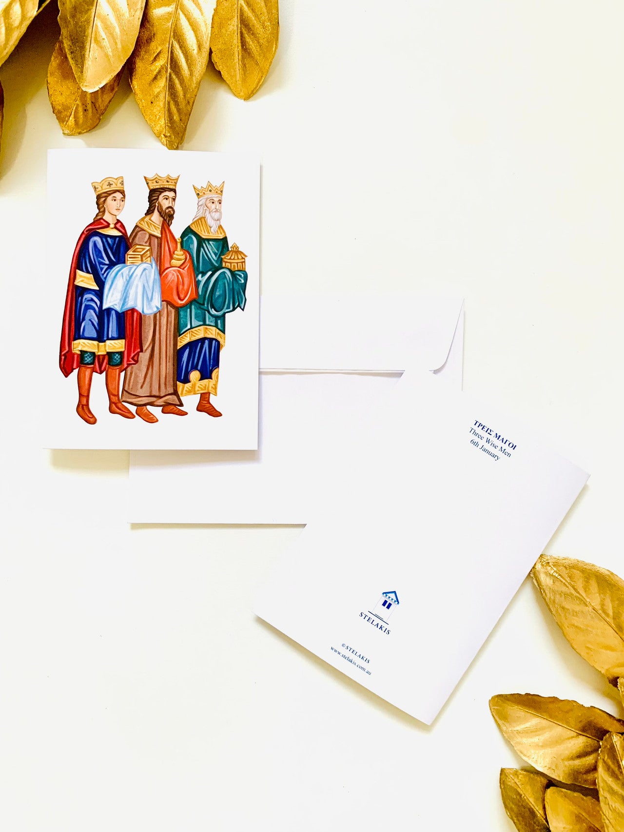 Three Wise Men Greeting Card