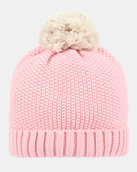 Organic Beanie Bobby - Misty Rose