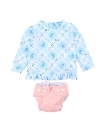Frankie Rashie with Aqua Nappy Set