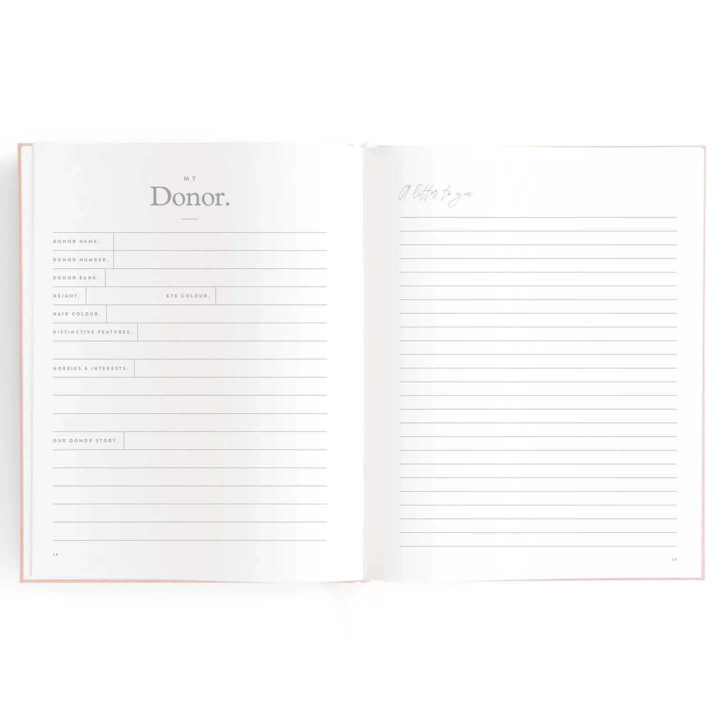 Baby Journal 3rd Edition - Rose