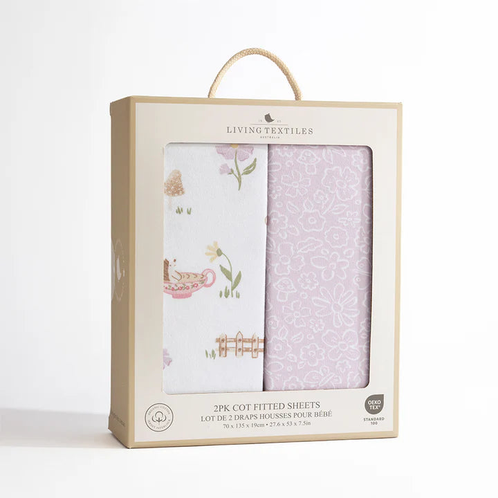 Fitted Cot Sheets 2pk - Whimsical Wonderland