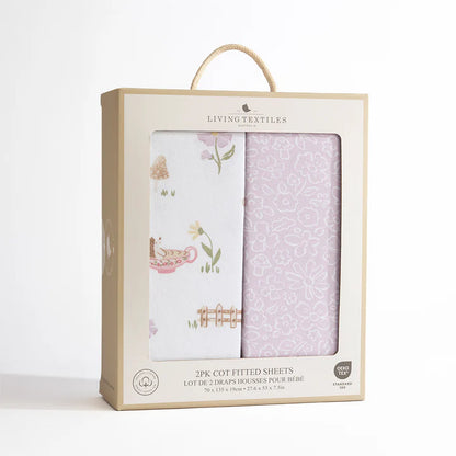 Fitted Cot Sheets 2pk - Whimsical Wonderland