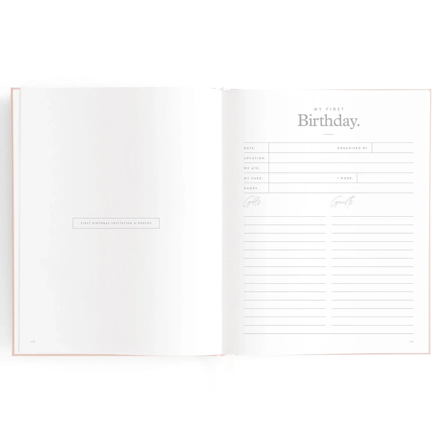 Baby Journal 3rd Edition - Rose