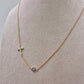 Eye & Cross Necklace - Gold