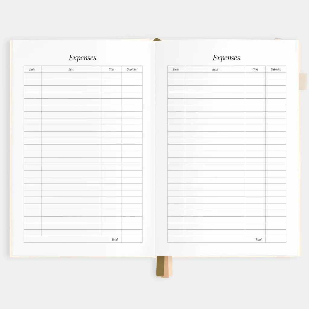 2026 A5 Vertical Planner - Creme