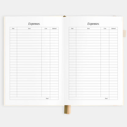 2026 A5 Vertical Planner - Creme