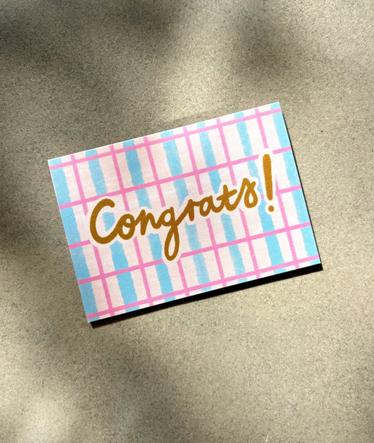 Congrats Mini Card