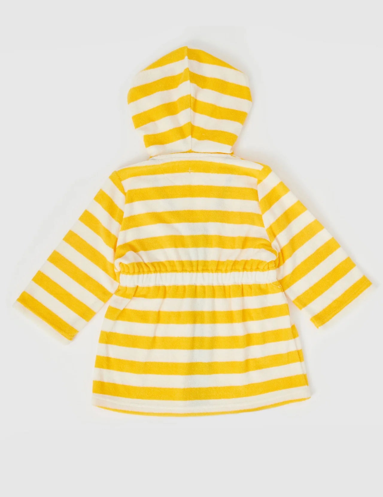 Little Fishy Terry Towelling Cover Up - Lemon Stripe