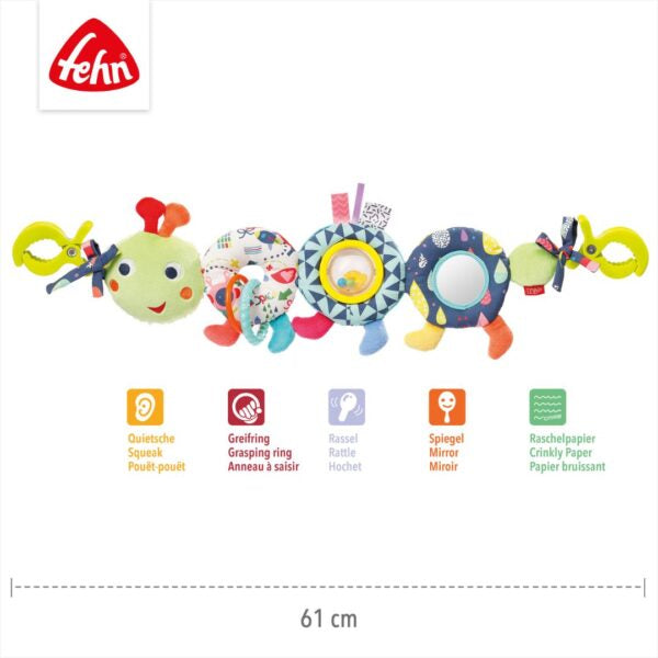 Caterpillar Sensory Pram Chain