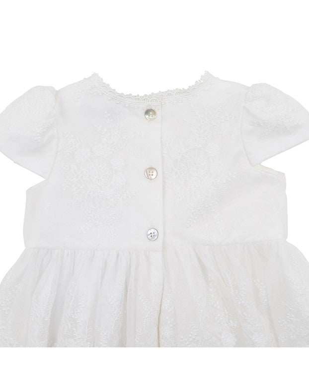 Lace Christening Gown - Ivory