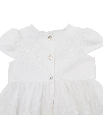 Lace Christening Gown - Ivory