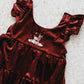 Red Velvet Prancer Christmas Playsuit/Dress