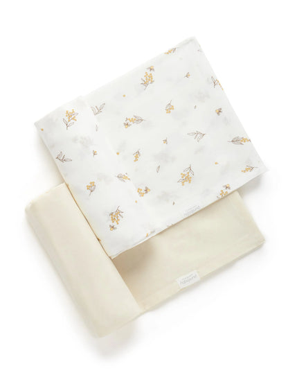 Muslin Wrap 2pk - Wattle Bee