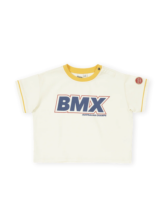 BMX Oversized Antique White T-Shirt