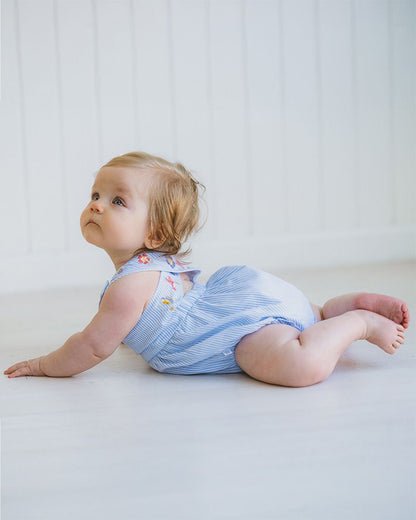 Songbird Stripe Embroidered Bodysuit