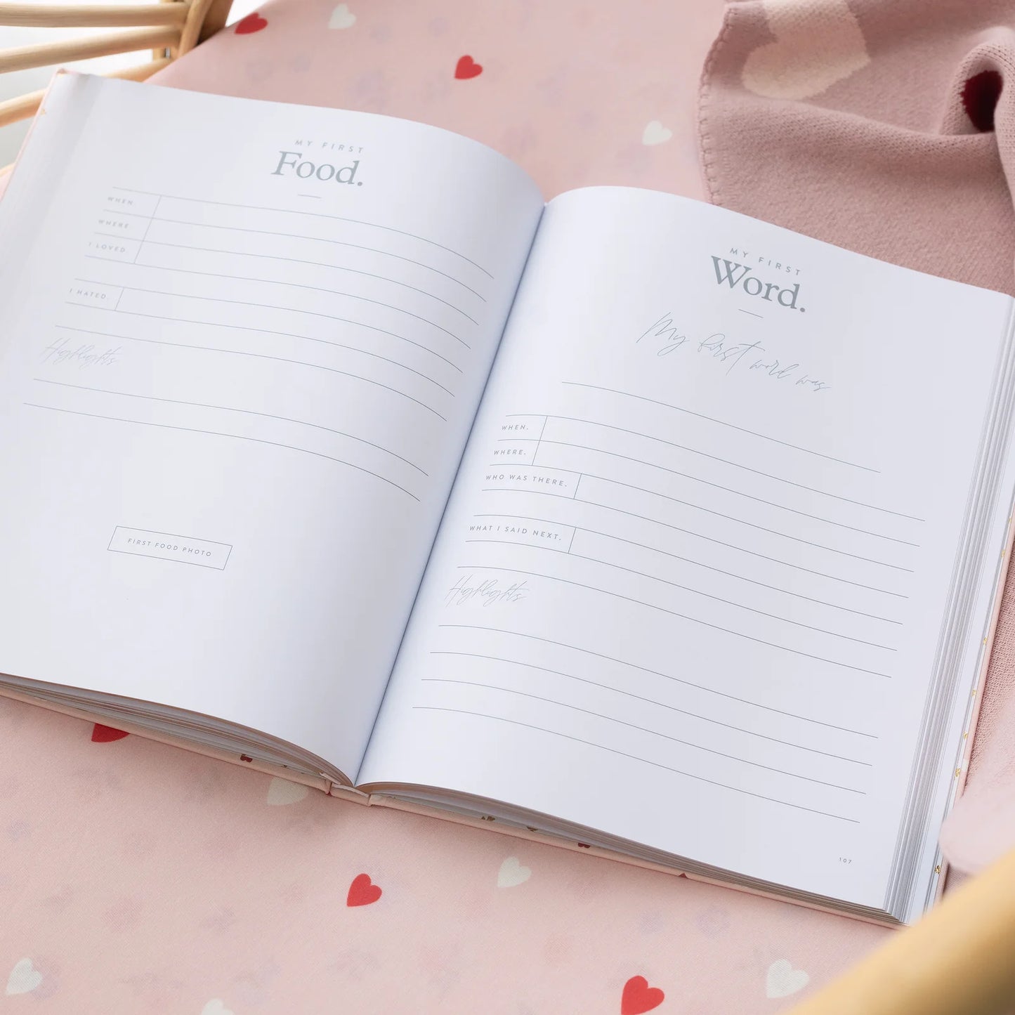 Baby Journal 3rd Edition - Little Hearts