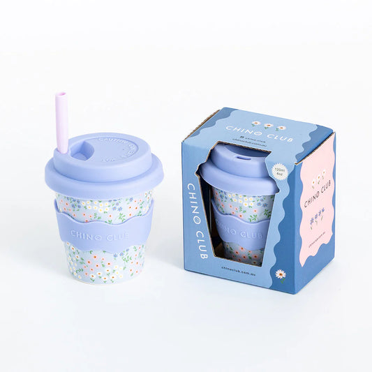 Blue Floral Chino Cup 120ml
