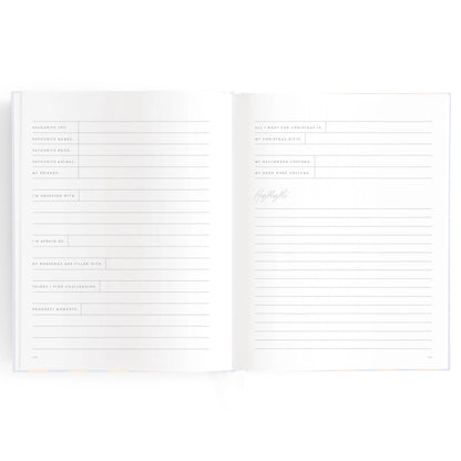 Baby Journal - Cloud Stripe