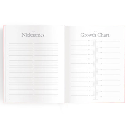 Baby Journal - Petal Stripe