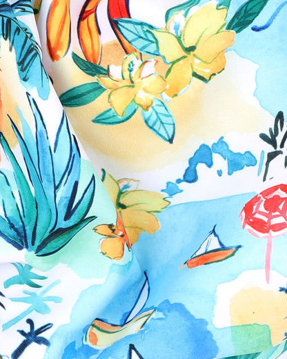 Luca Coastal Aqua Nappy