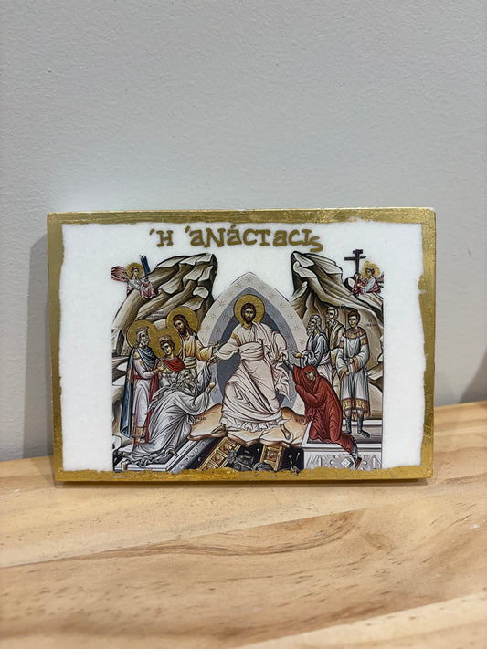 Anastasi, Resurrection of Christ - White Marble