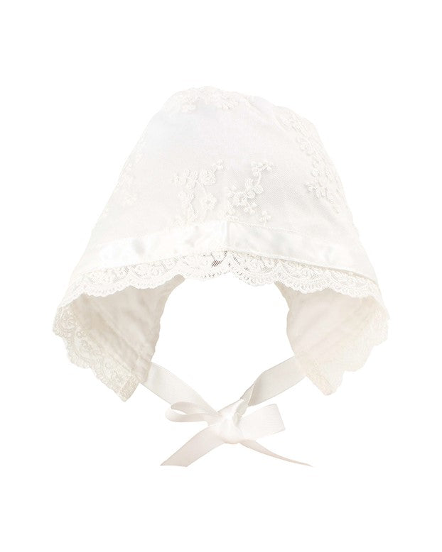 Lace Bonnet - Ivory