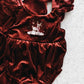 Red Velvet Prancer Christmas Playsuit/Dress