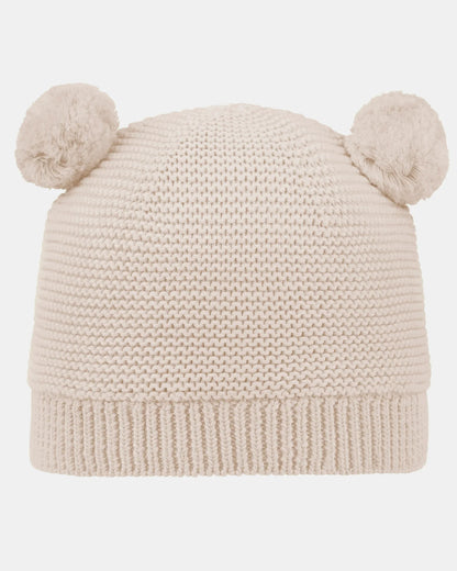 Organic Beanie Snowflake - Oatmeal