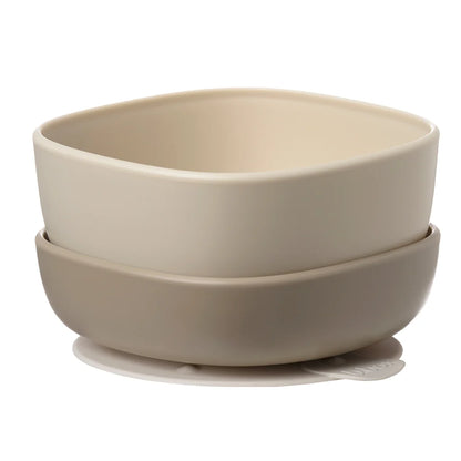 Suction Bowl Duo - Latte