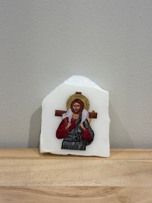 Christ the Good Shepherd - Mini Marble