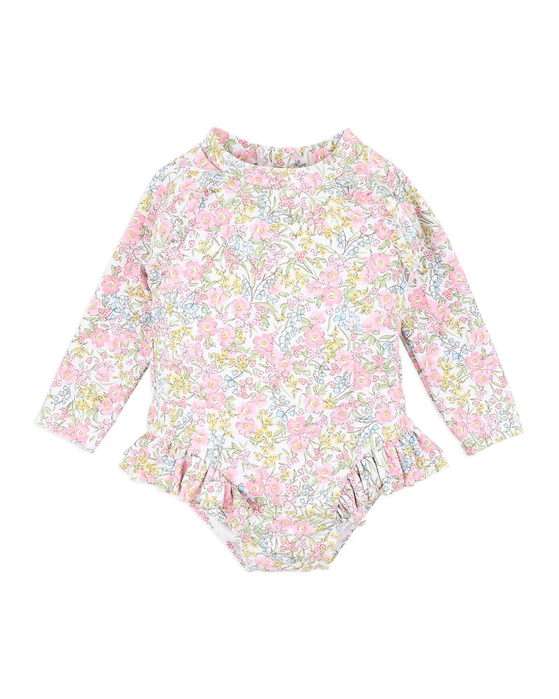 Marissa Sunsuit with Aqua Nappy