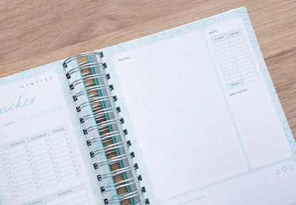 Your Little One’s Daily Tracker - Blue & Silver