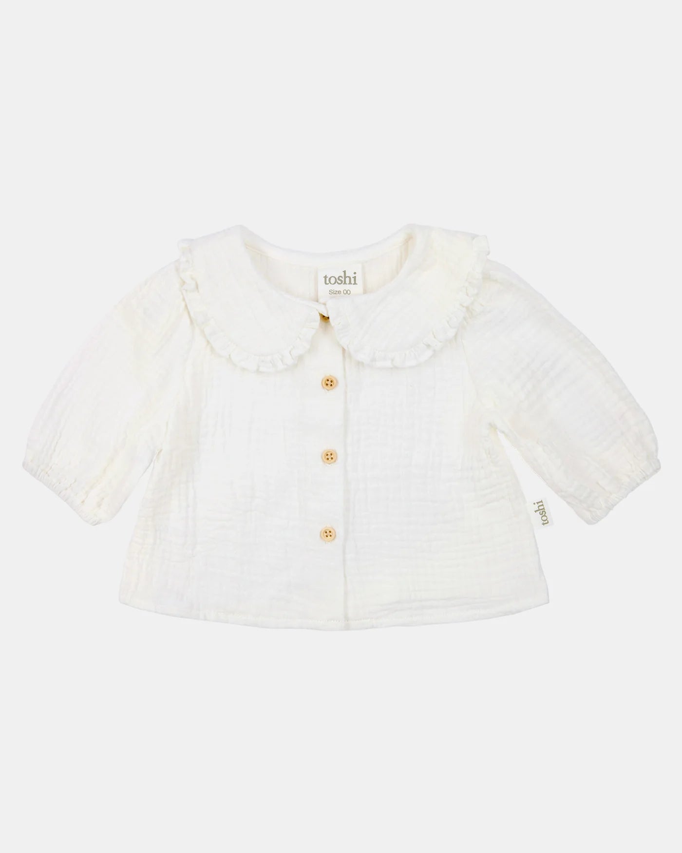 Baby Blouse Peter Pan - Cream