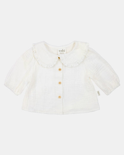 Baby Blouse Peter Pan - Cream