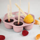 Baby Food & Icy Pole Freezer Tray - Dusty Rose