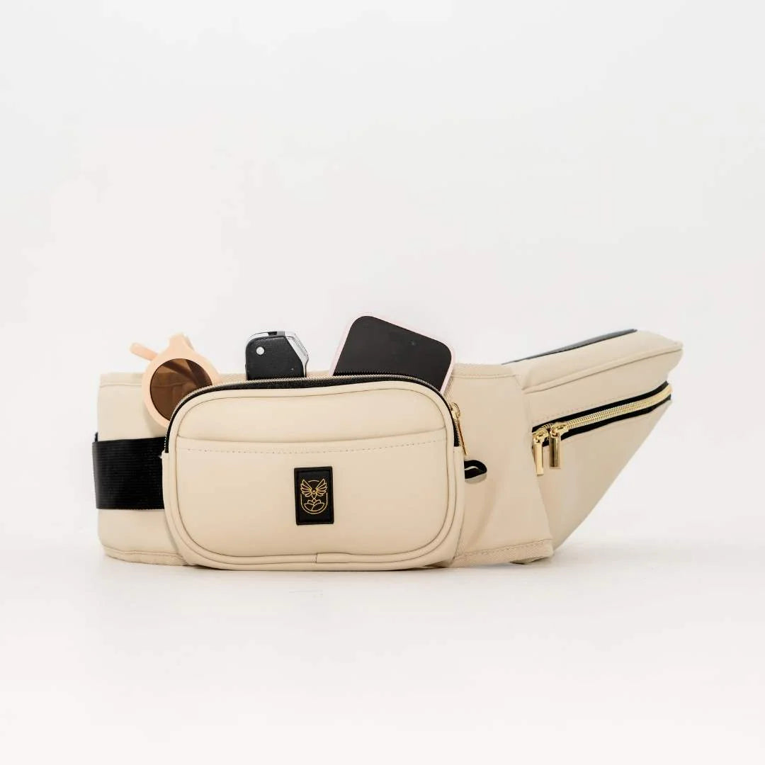 HipSurfer Baby Seat Vegan Leather - Sand