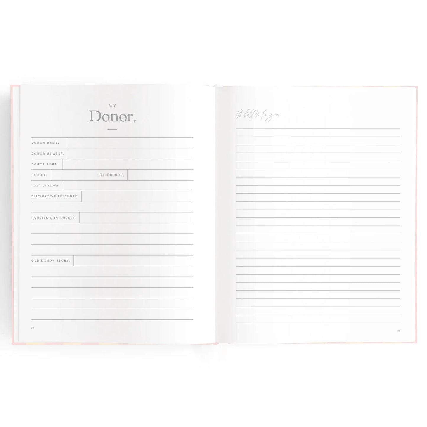 Baby Journal 3rd Edition - Pink Ducks