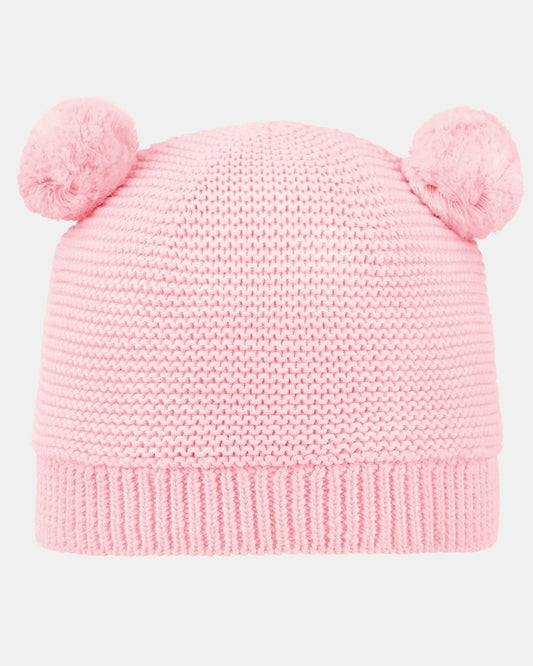 Organic Beanie Snowflake - Misty Rose