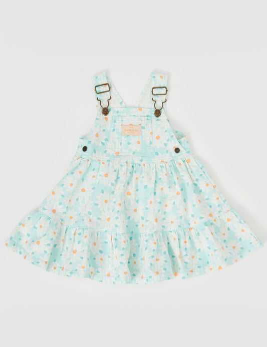 Tully Pinafore Dress - Daisy Delight