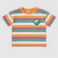 Dino Valley Nostalgia Stripe T-Shirt Golden Multi