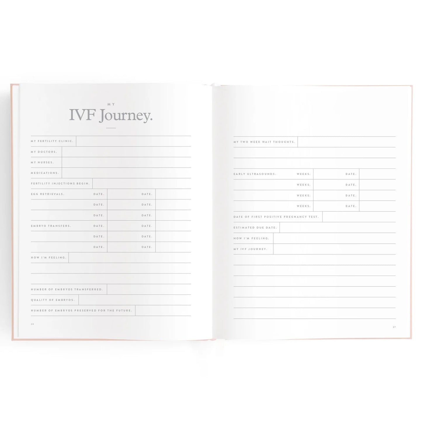 Baby Journal 3rd Edition - Rose